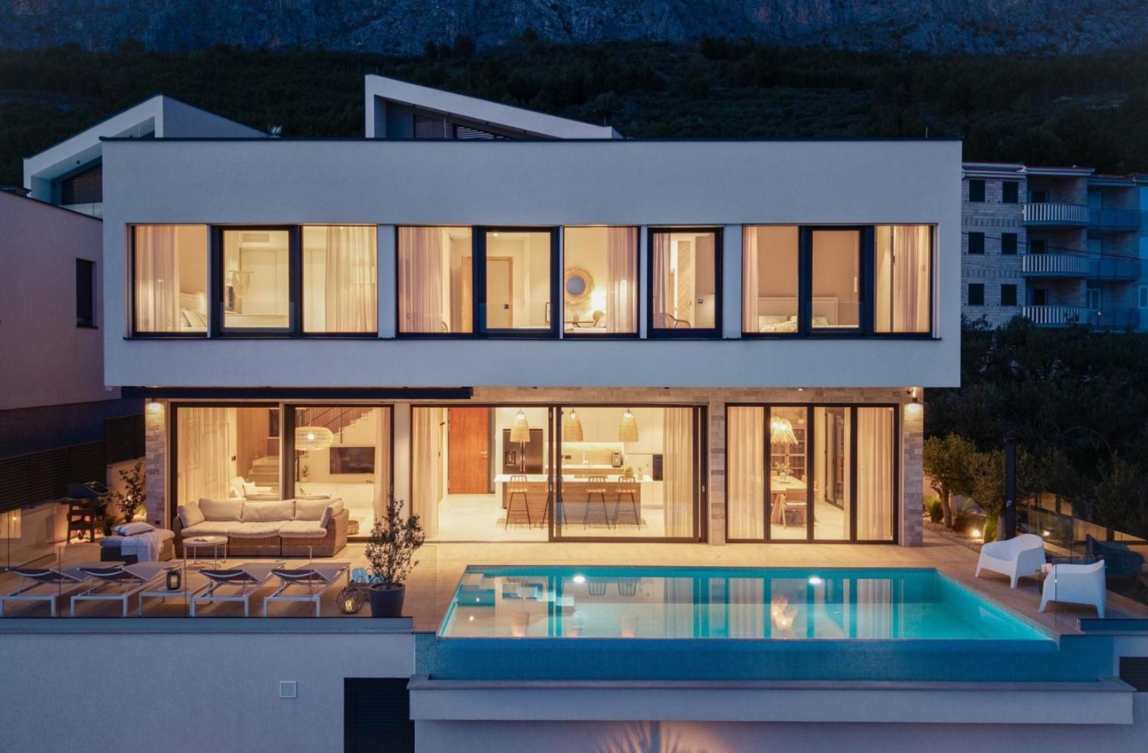 New! Ocean View Villa Есенице Экстерьер фото