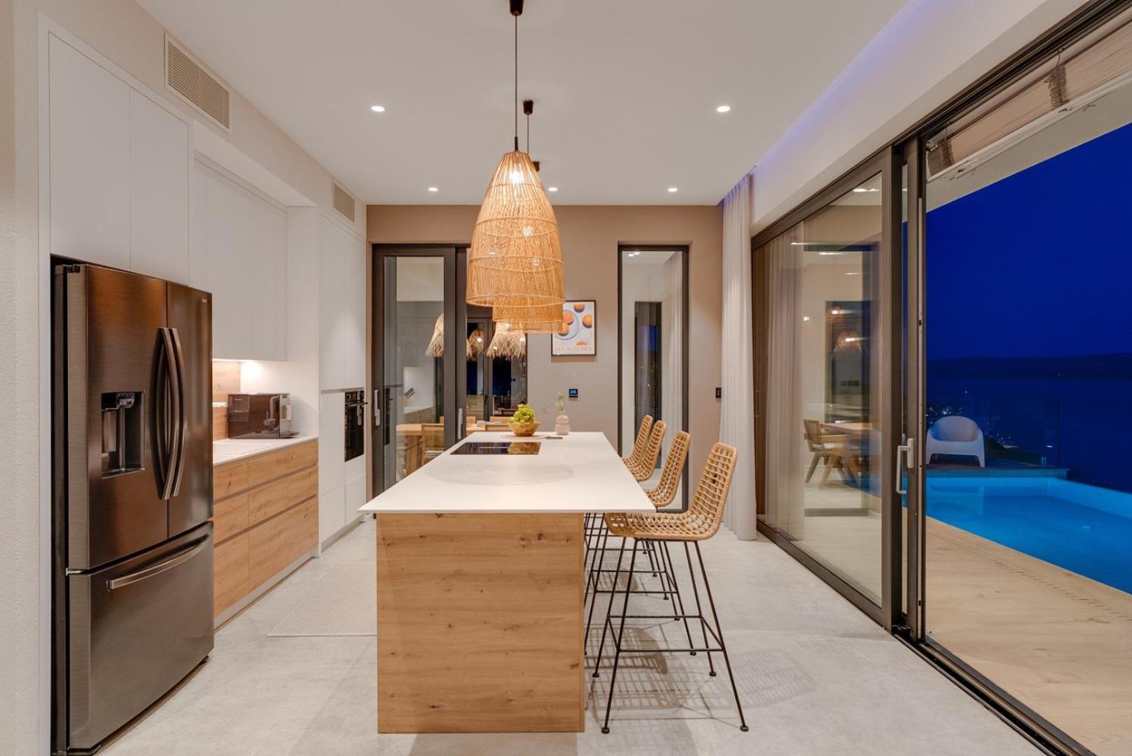 New! Ocean View Villa Есенице Экстерьер фото
