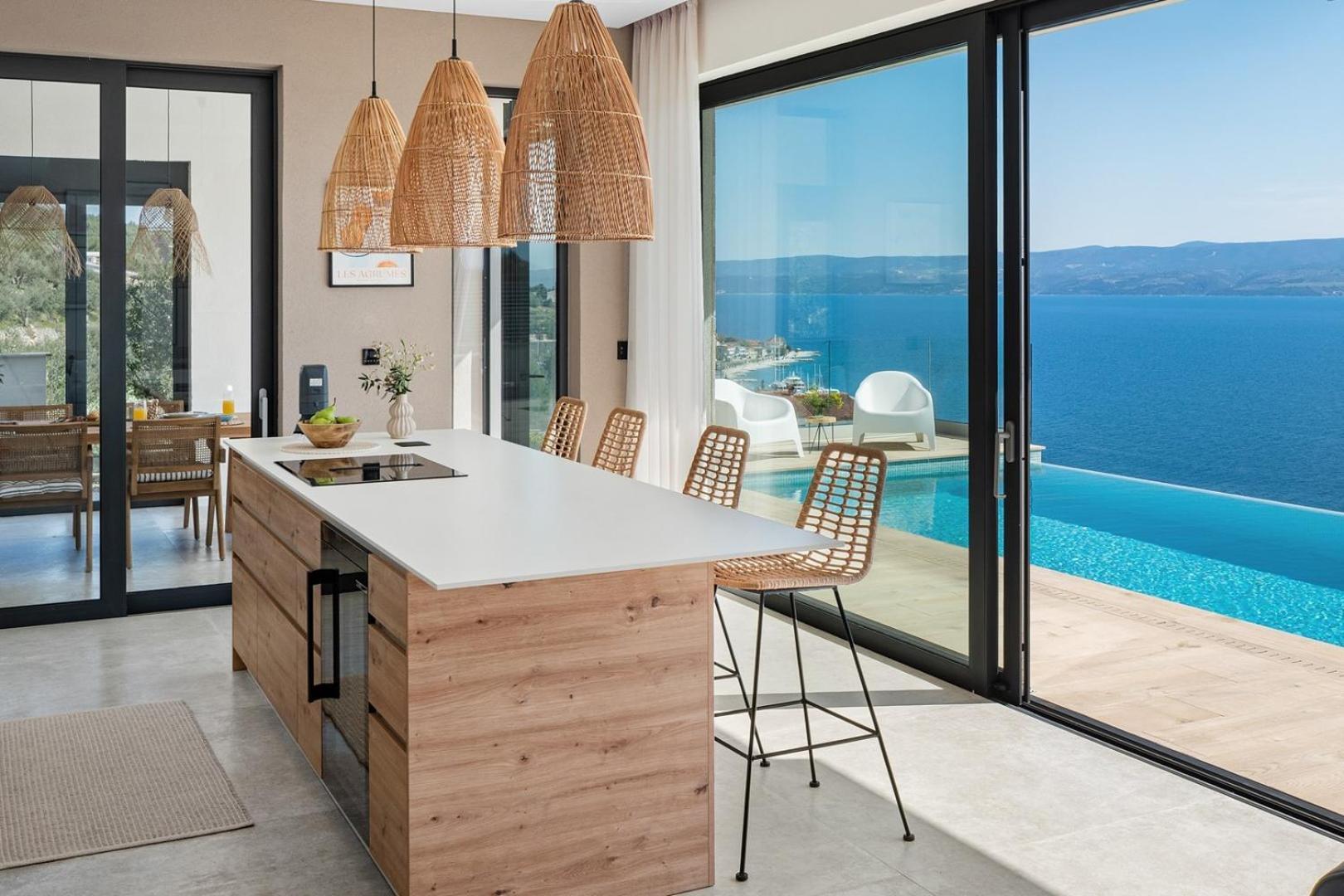 New! Ocean View Villa Есенице Экстерьер фото
